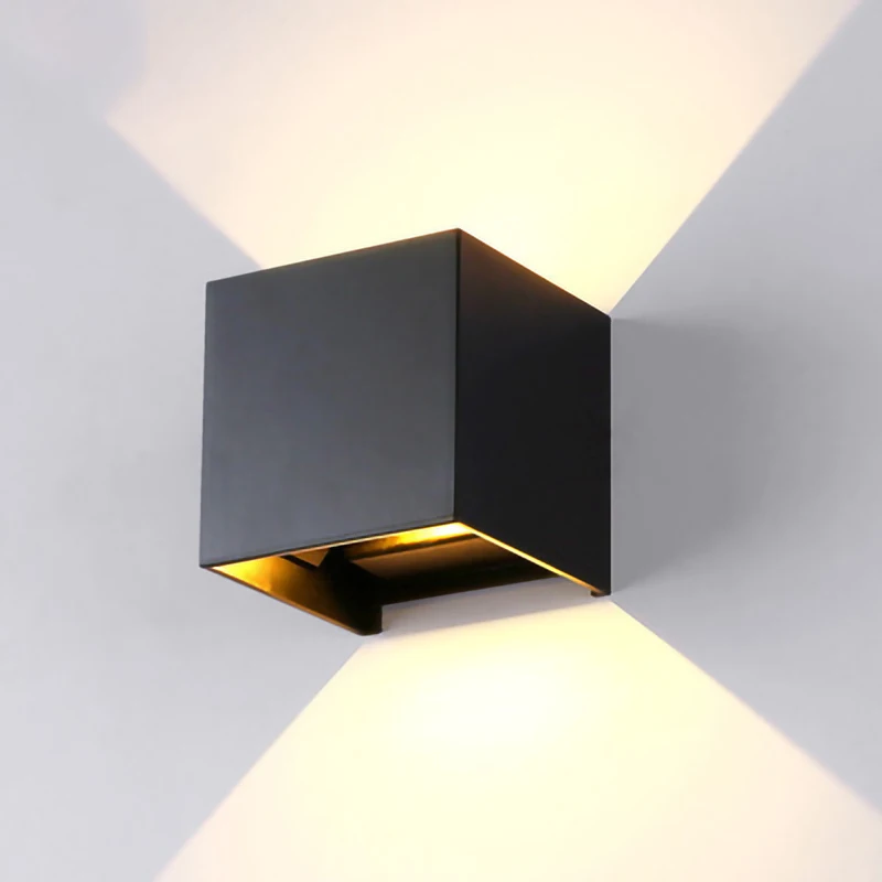 Простой светодиодный водонепроницаемый настенный светильник комнатное и