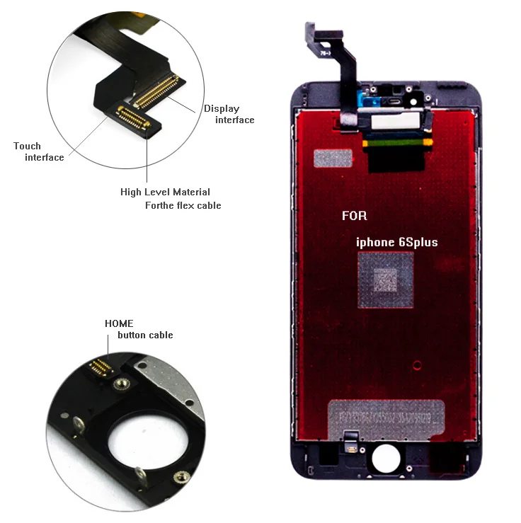 ЖК дисплей с дигитайзером в сборе для iPhone 7 сенсорным экраном 7P 8 8P без битых