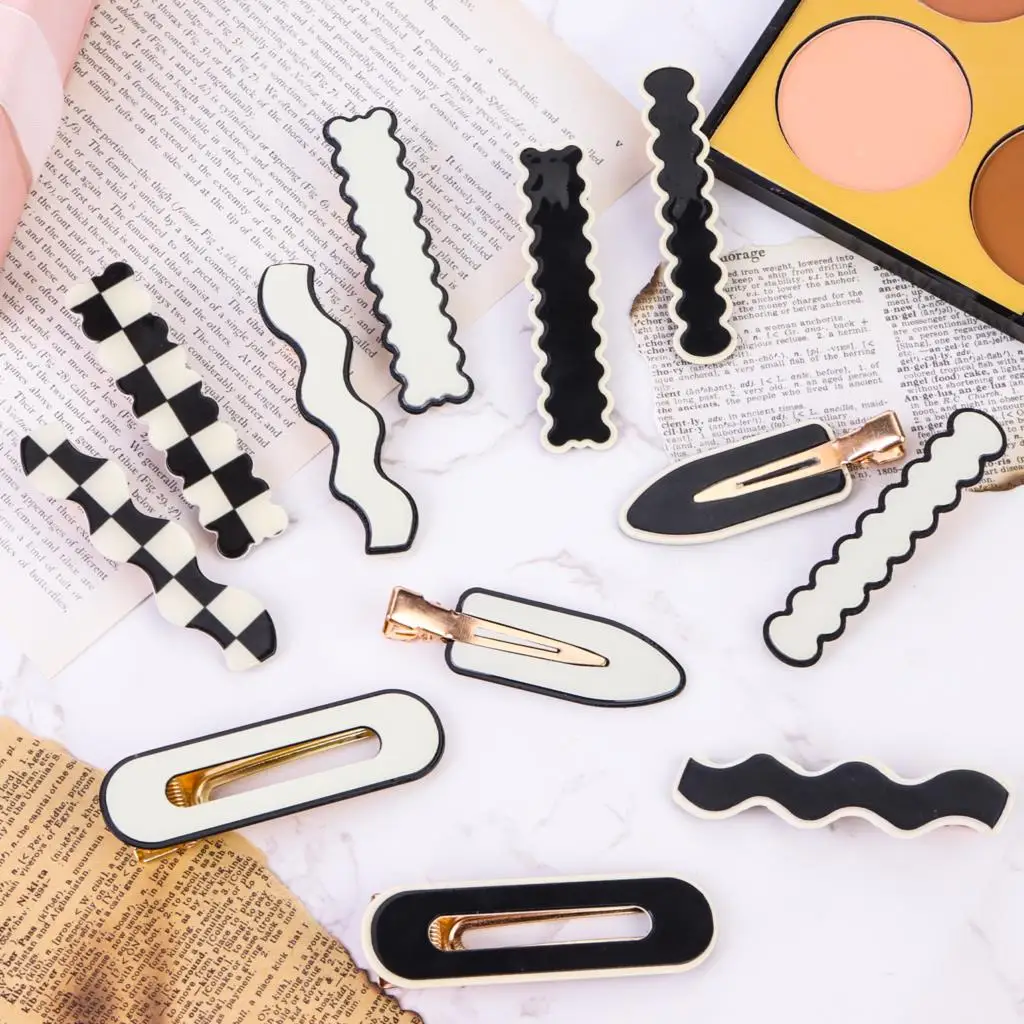

24 PCS Acrylic pearl hairpin handmade pearl hairpin for girls hairpin fashion hair accessories