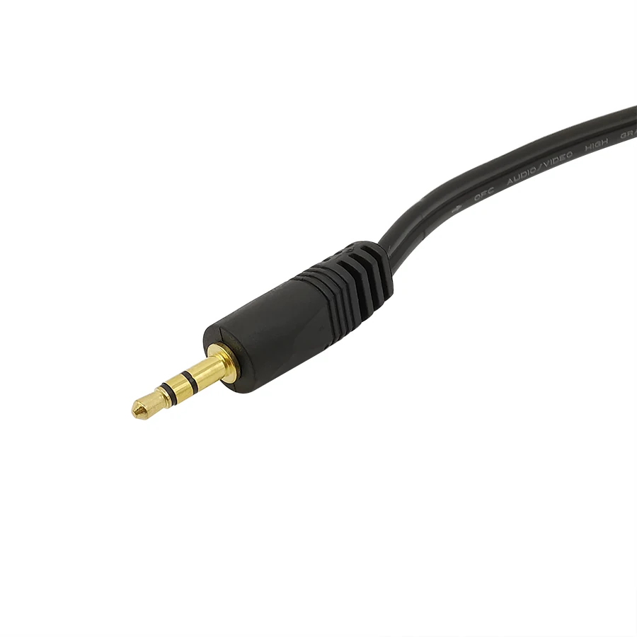 1 шт. Двойной RCA штекер к 3 5 мм штекеру AUX Стерео ПК AV аудио разделитель кабель