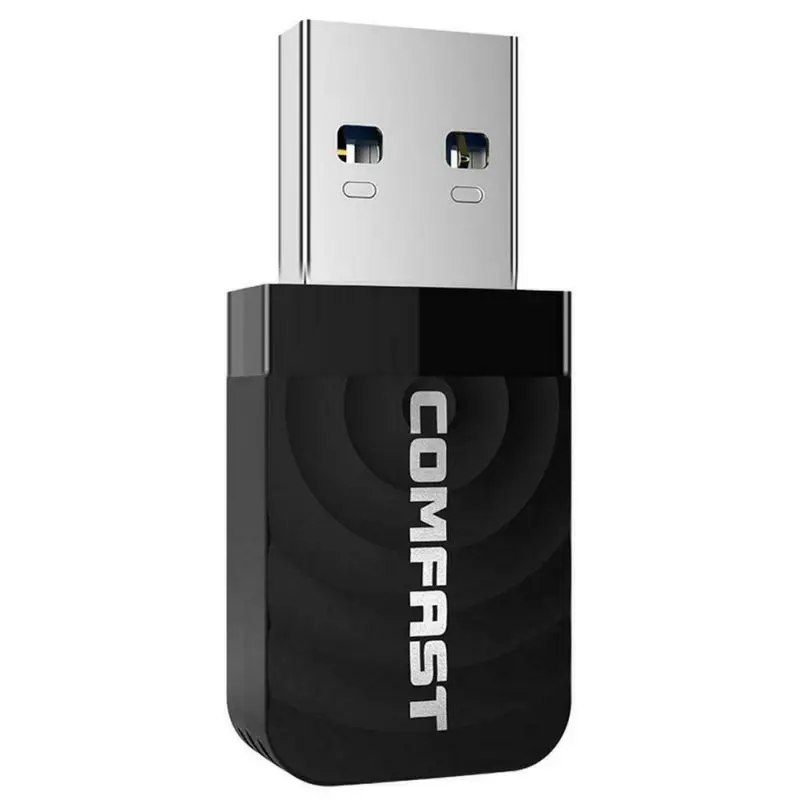 

1300Mbps Wireless Network Card USB 3.0 Ethernet WiFi Dongle Adapter Receiver 802.11 B/g/n 5.8/2.4GHz Dual Band
