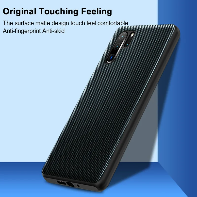 Для HUAWEI P30 Pro чехол Оригинальное углеродное волокно текстура из искусственной кожи полная Защита задняя крышка для HUAWEI P20 P30 Lite чехол для телефона