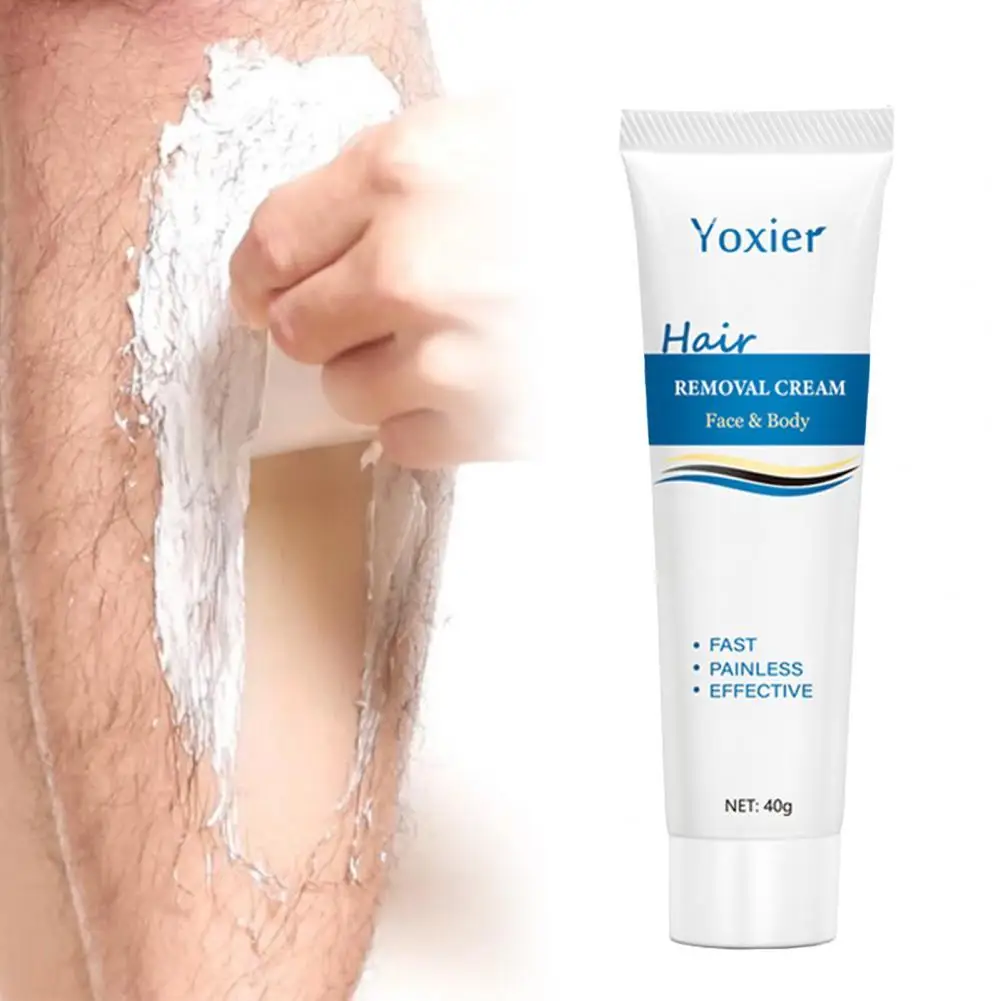 

40g Hair Removal Cream Hair Depilatory Beard Bikini Legs Armpit Hair Remover Cream Gentle Painless Body Hair Removal Cream