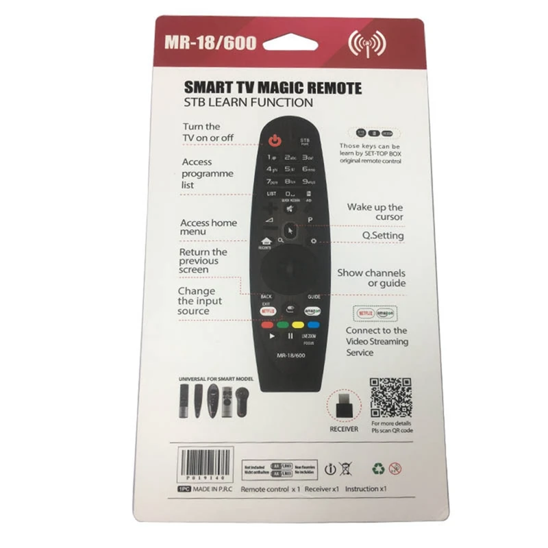 Suitable for LG Remote Control MR-18/600 Universal Smart Magic Upgrade with USB Function | Электроника