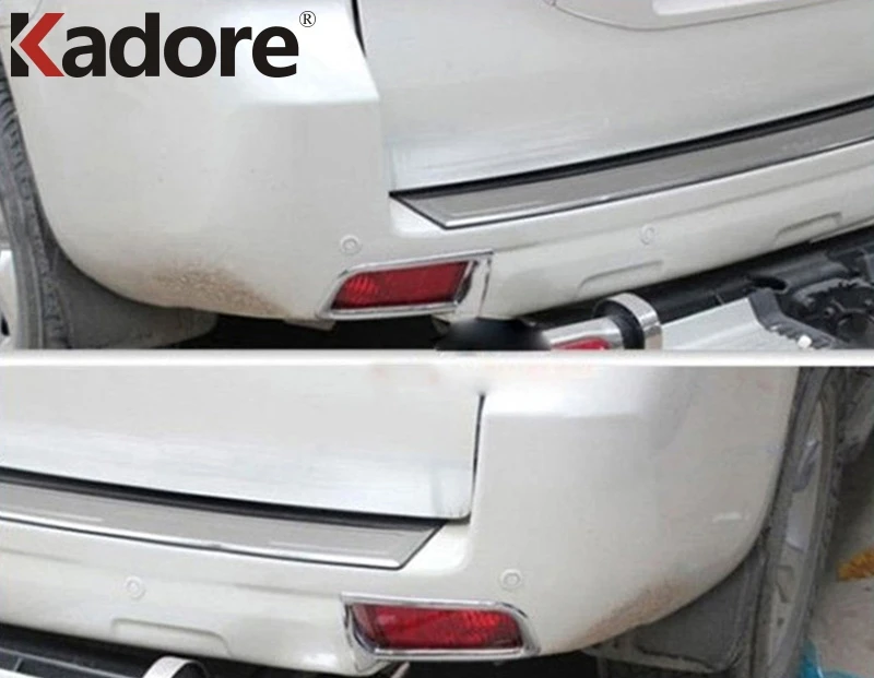 Для Toyota Prado FJ150 FJ 150 2010 2011 2012 ABS хромированный наружный задний противотуманный