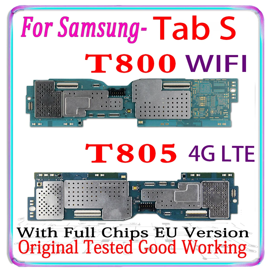 Европейская версия для материнской платы Samsung Galaxy Tab S T800 T805 оригинальная