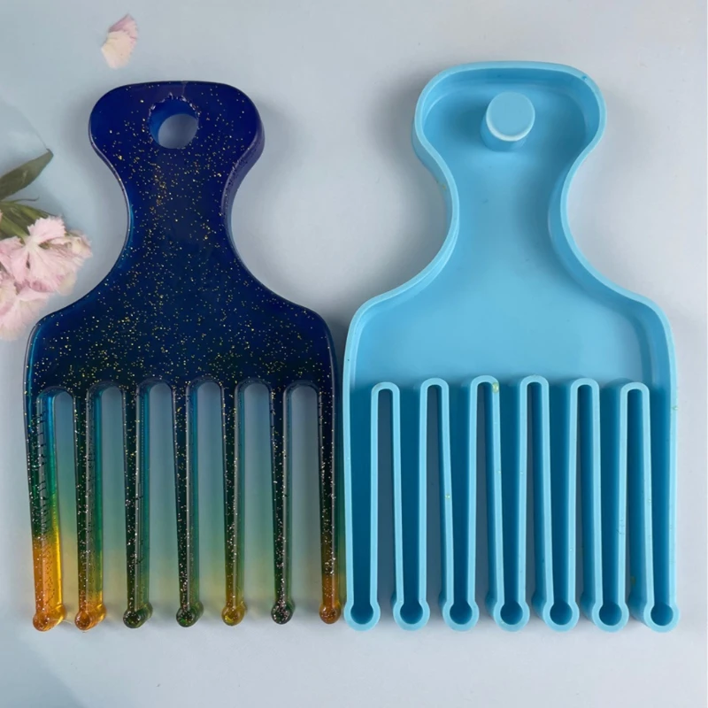 

Comb Silicone Mould Handcraft Epoxy Resin Mold DIY Crafts Jewelry Casting Tools W0YA