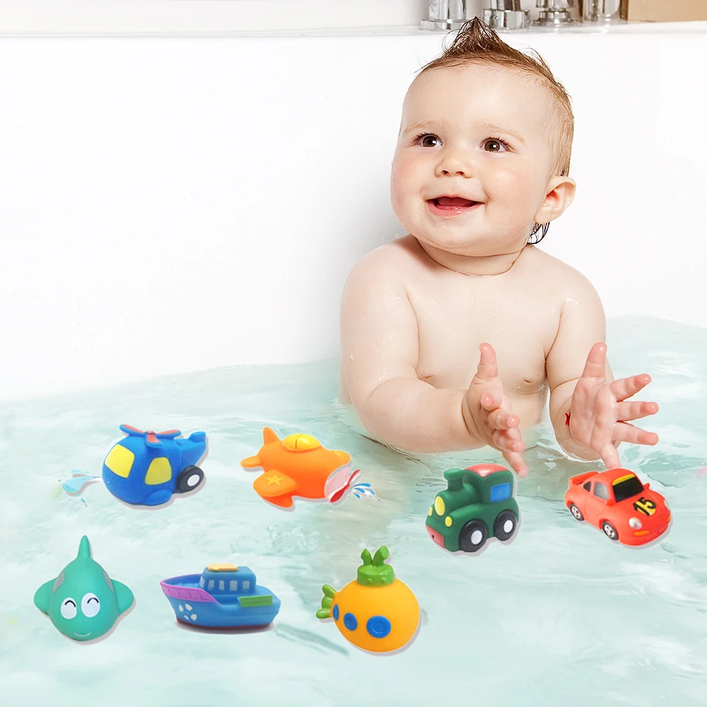 7 шт. детский игрушечный автомобиль для купания|Игрушки ванной| |