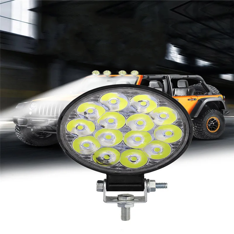 Автомобильный светодиодный рабочий светильник мини круглый 14 42 Вт инженерный