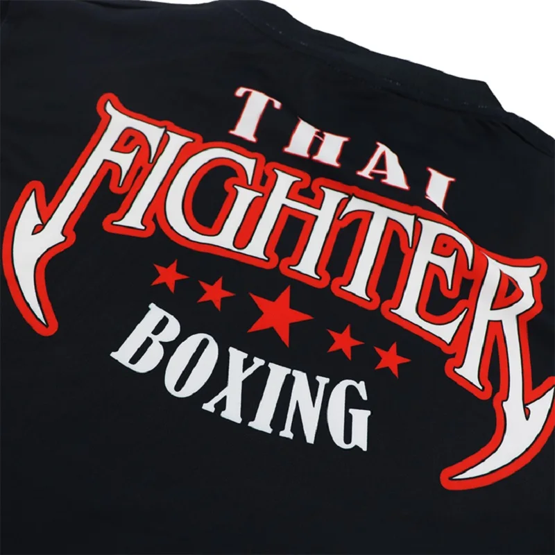 

MMA Fight Fitness short-sleeved Quick-dry stretch Thai boxing free boxing training Sport T-shirt Mixed martial arts Ring