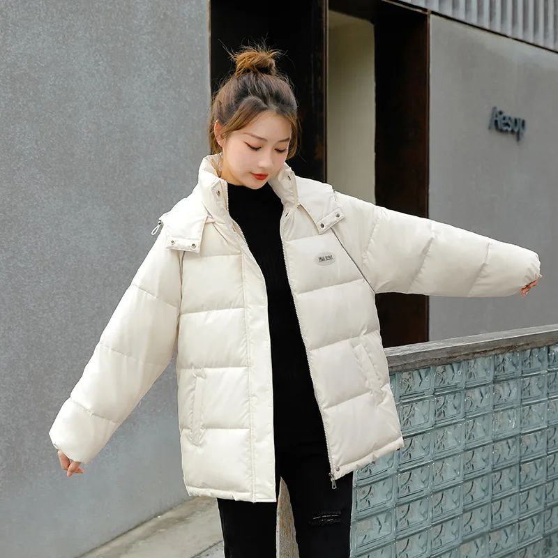 Winter Coat Clothes Women Cotton The New Korean Version Loose Fashion Thicken Hooded Jacket
