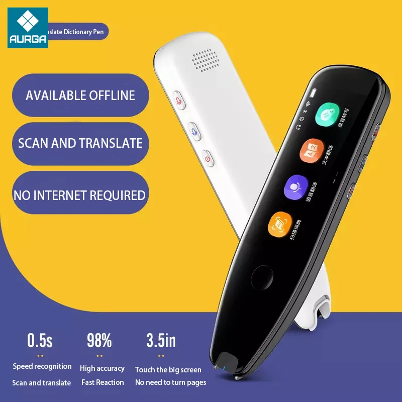 

Multifunction Smart Voice Translator Offline 112 language Simultaneous Translation Pen Artifact Voice Business Travel Abroad