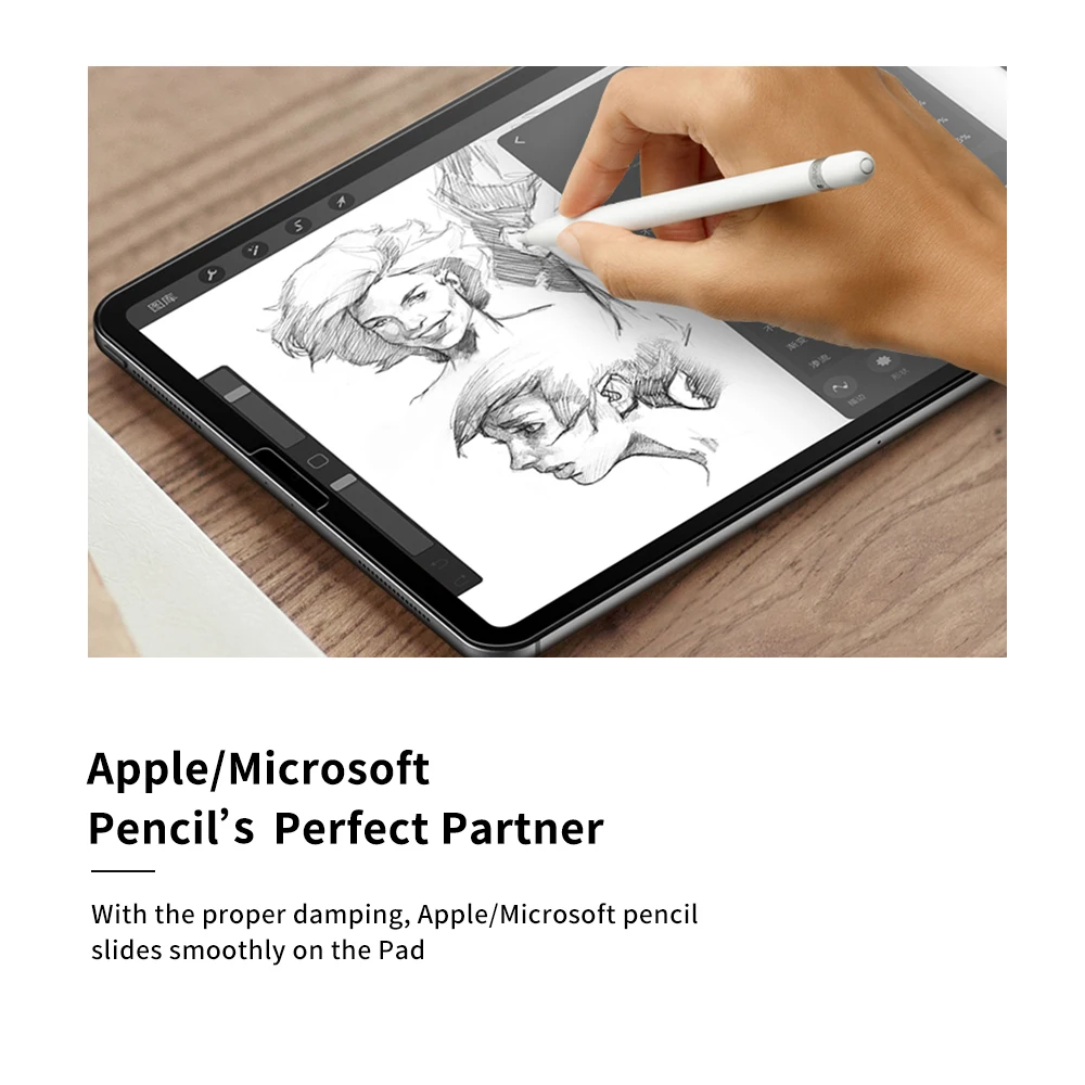 Защитная пленка для экрана из ПЭТ-бумаги iPad Pro Air Mini Surface 3/4/5/6 Антибликовая с