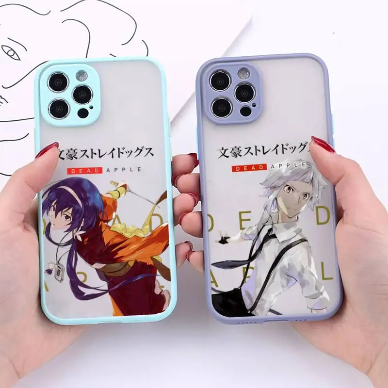 Japan Anime Bungou Stray Dogs Dazai Osamu Phone Case for iPhone 11 12 13 mini pro XS MAX 8 7 6 6S Plus X 5S SE 2020 XR case