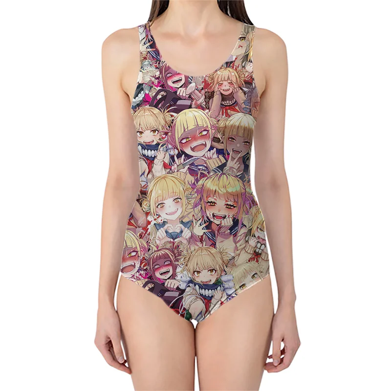 

CLOOCL Anime Swimsuit My Hero Academia Women's Swimming Suit 3D One-Piece Sports Swimwear Fashion Sleeveless Bathing Suit Female