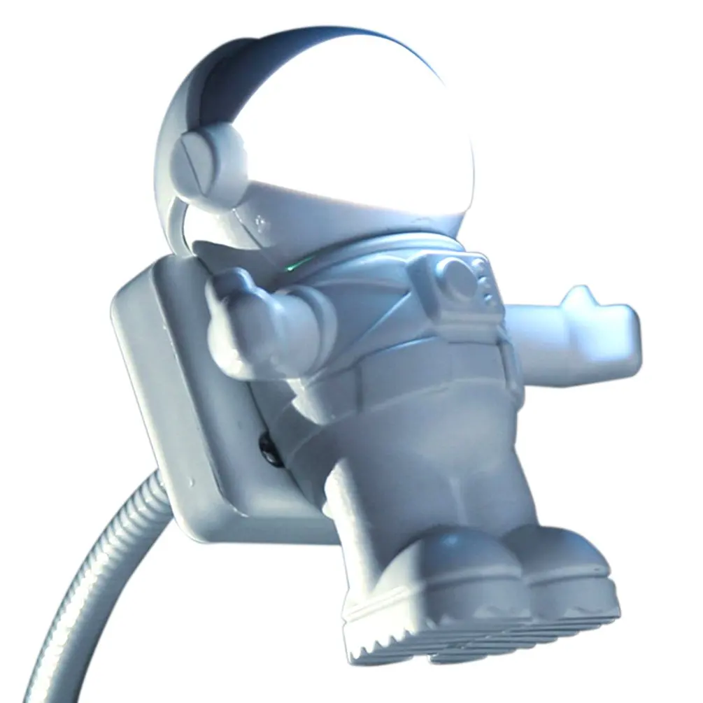 

Astronaut USB LED Light Creative Spaceman Desk Lamp Flexible Gooseneck Computer Laptop PC Notebook Reading Light Home Decoration