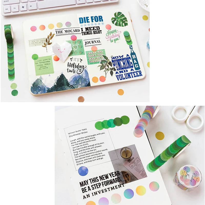 

14*14 мм, жесткая Васи-лента карамельного цвета в горошек, для записи записей, для запоминания, декоративная подарочная этикетка, Маскировочны...