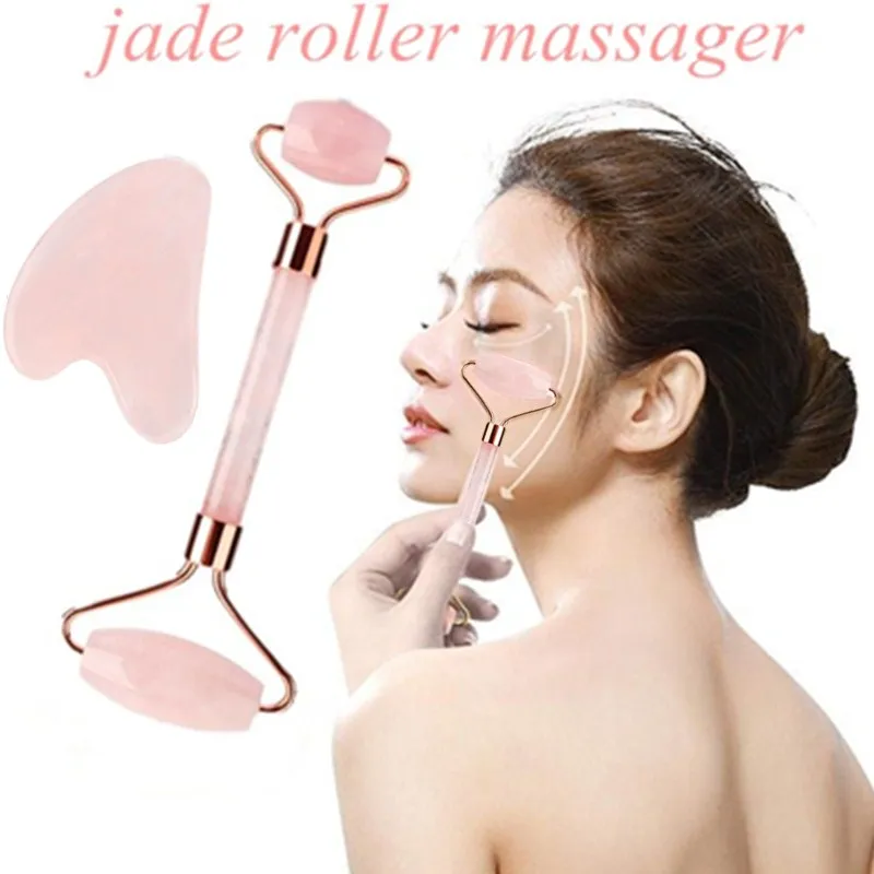 

Beauty Authentic For Face Anti Aging Gua Sha Jade Stone Massager Skin Care Tools