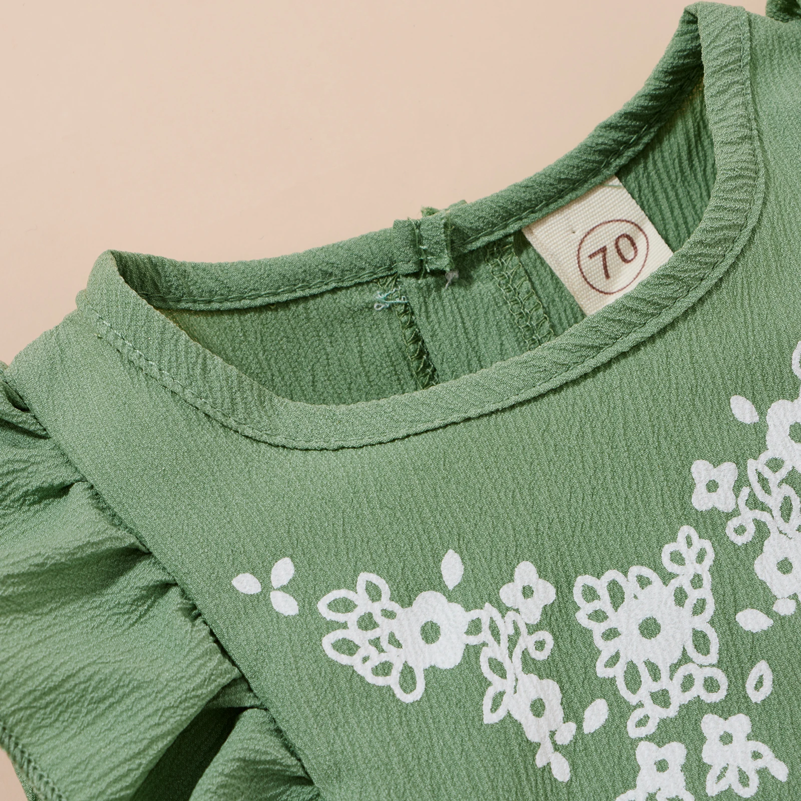 Для младенцев для новорожденных маленьких девочек s с цветочным принтом Одежда