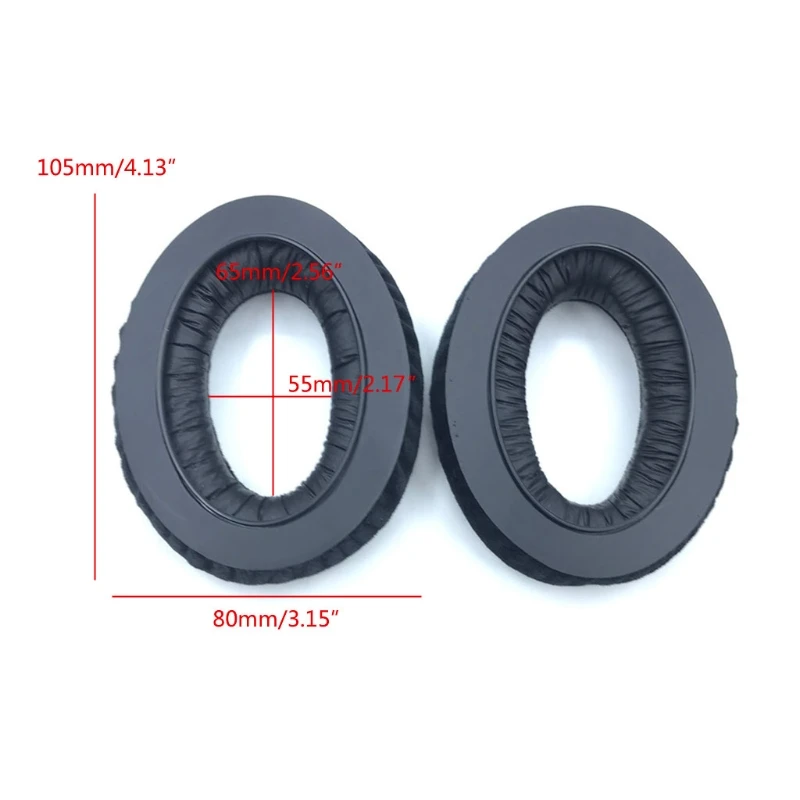 

1 Pair Foam Leather Ear Pad Pillow Cushion Cover for HD545 HD565 HD580 HD600 HD650 Headphones
