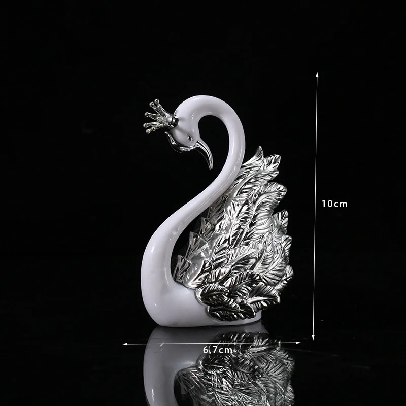 2 шт. горячие романтические лебединые топперы для торта, фламинго, украшение для выпечки, орнамент для декора на день рождения свадьбы.