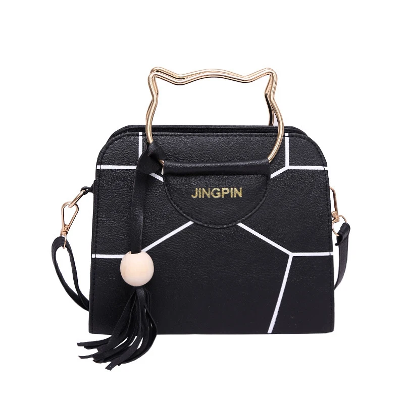 

New Luxury Designer Handbag Mobile Phone Female Bag Fashion Cat Handle Women's Leather Shoulder Crossbody Messenger Purse Bag