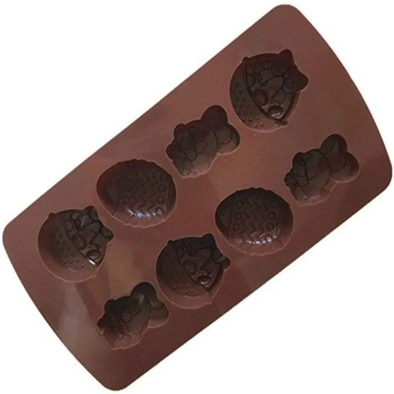 8 силиконовая форма с отверстиями DIY шоколадные кухонные принадлежности