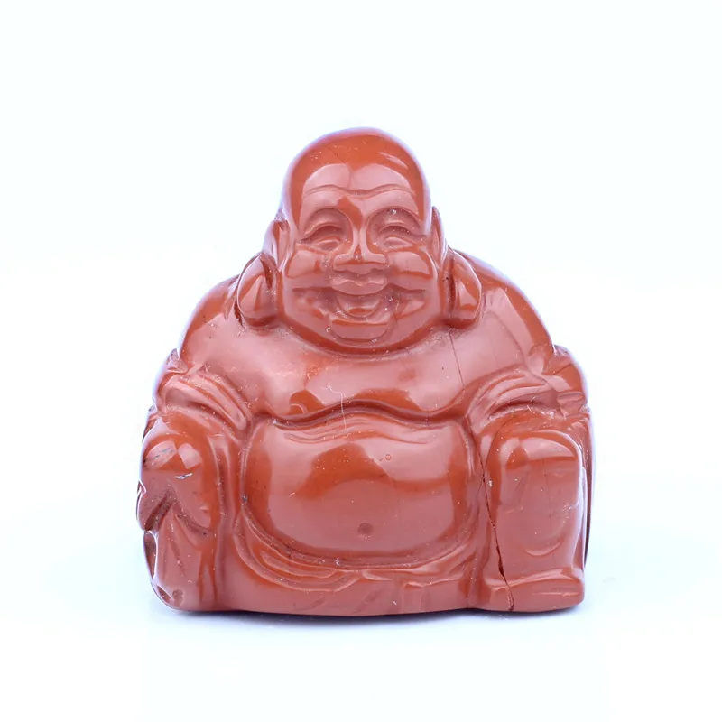 Статуэтка смеющегося Майтрейи Будды опалита 1 5 дюйма Хрустальная резная