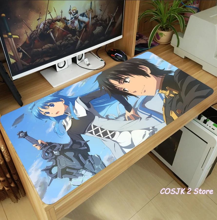 anime shuumatsu nani shitemasu ka chtholly nota seniorious mouse pad thicken laptop gaming mice mat mat anti slip playmat gifts free global shipping