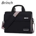 Брендовая Противоударная сумка Brinch для ноутбука 13,14, 15,6 дюйма, мужская и женская сумка-мессенджер через плечо для Macbook Air Pro, ноутбук, ПК, Прямая поставка