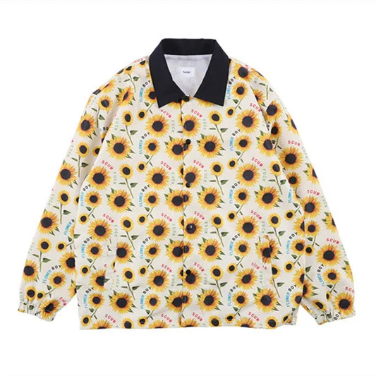 

Sunflower Jacket Women Men waterproof Windbreaker Outerwear & Coats Jackets