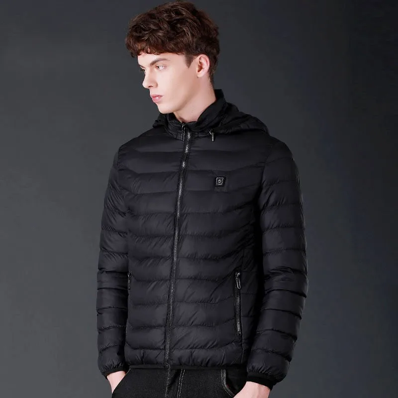 Мужская и женская теплая зимняя куртка с капюшоном термостатом|Походные куртки| |