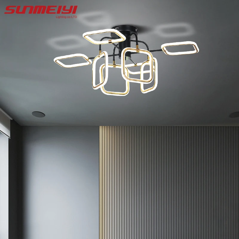 Скандинавские потолочные светильники Креативный светодиодный Алюминиевый