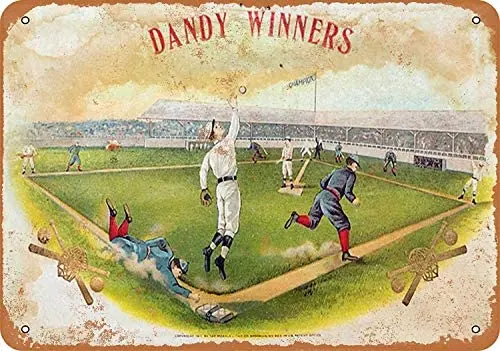 

12 x 16 Aluminum Metal Sign - Vintage Look Dandy Winners Cigars