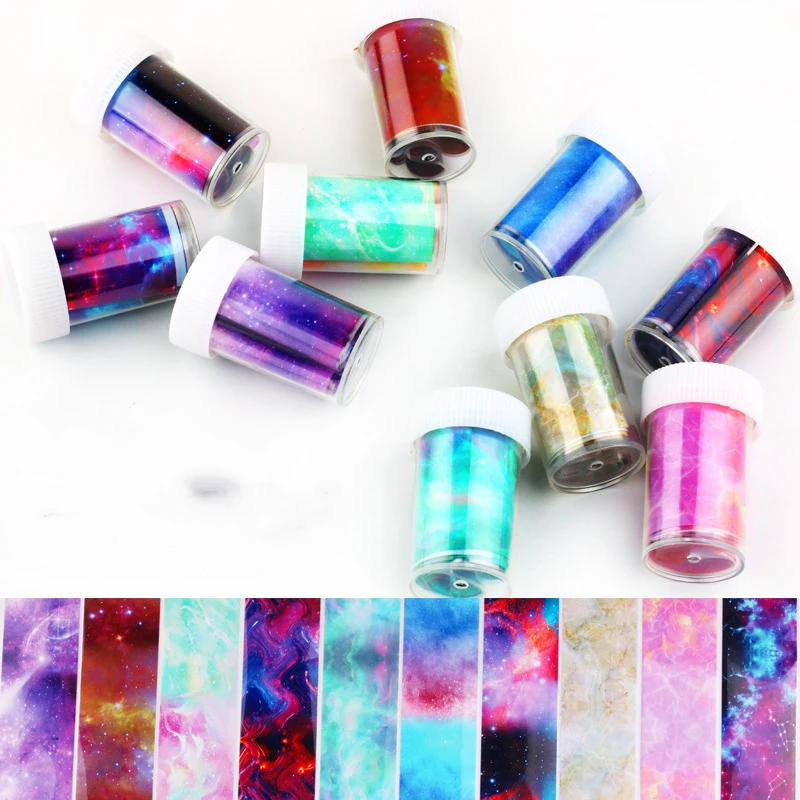

1pc Nail Art star transfer paper hot sale Rainbow sky Japanese style Nail Art Transfer Nail Sticker Paper DIY Tips Decoration