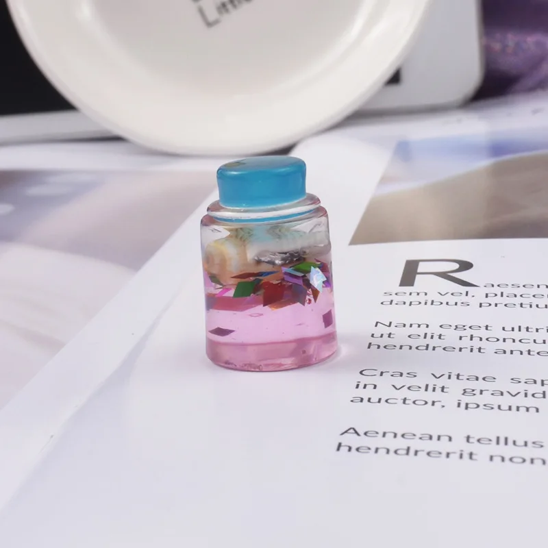 Смола стеклянная оболочка бутылка супер светильник глина DIY Кристалл грязи