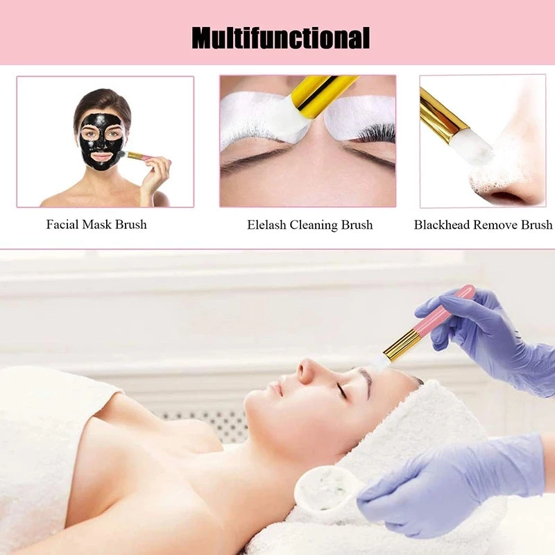 

10/20Pcs New Eyelashes Extension Cleaning Brush Nose Pore Blackhead Remover Clean Lash Brush Lashes Shampoo Cleanser Tools