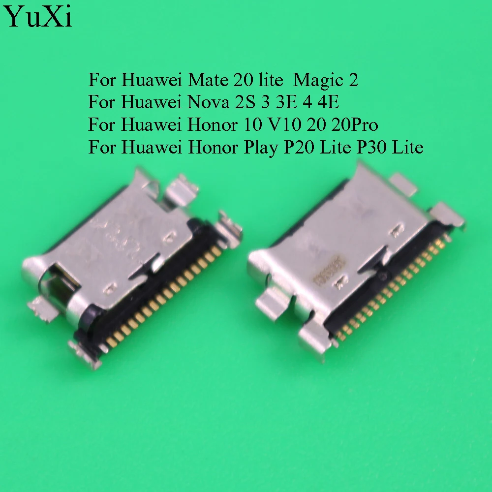 USB-порт для зарядки YuXi разъем зарядной док-станции Huawei Honor 10 V10 20 Pro P20 P30 Lite Mate Nova 2S |