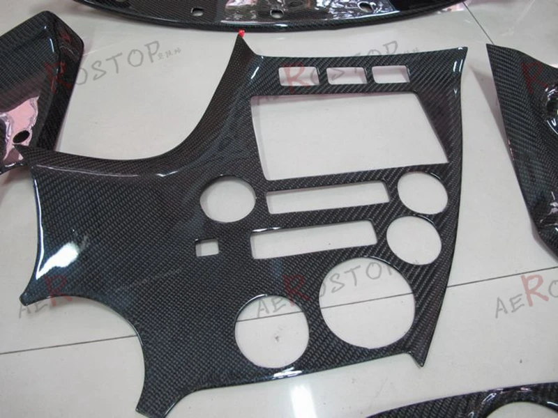 Карбоновое волокно с/без отверстий RHD ручная внутренняя отделка 13 шт. для SUPRA JZA80