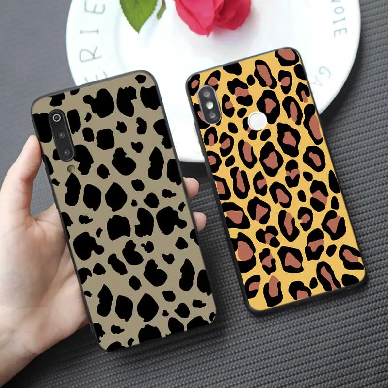 Леопардовая расцветка мягкий силиконовый чехол для телефона samsung galaxy a50 a70 a30 a40 a20