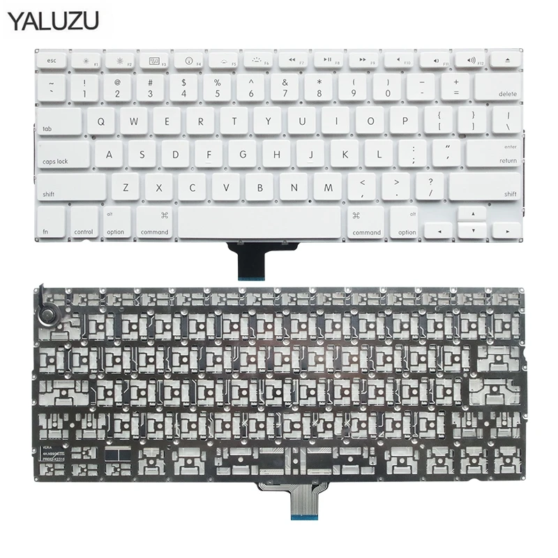 Новинка для Apple MacBook 13 Unibody A1342 Клавиатура США Макет белый 3 &quot2009 2010 год|Клавиатуры