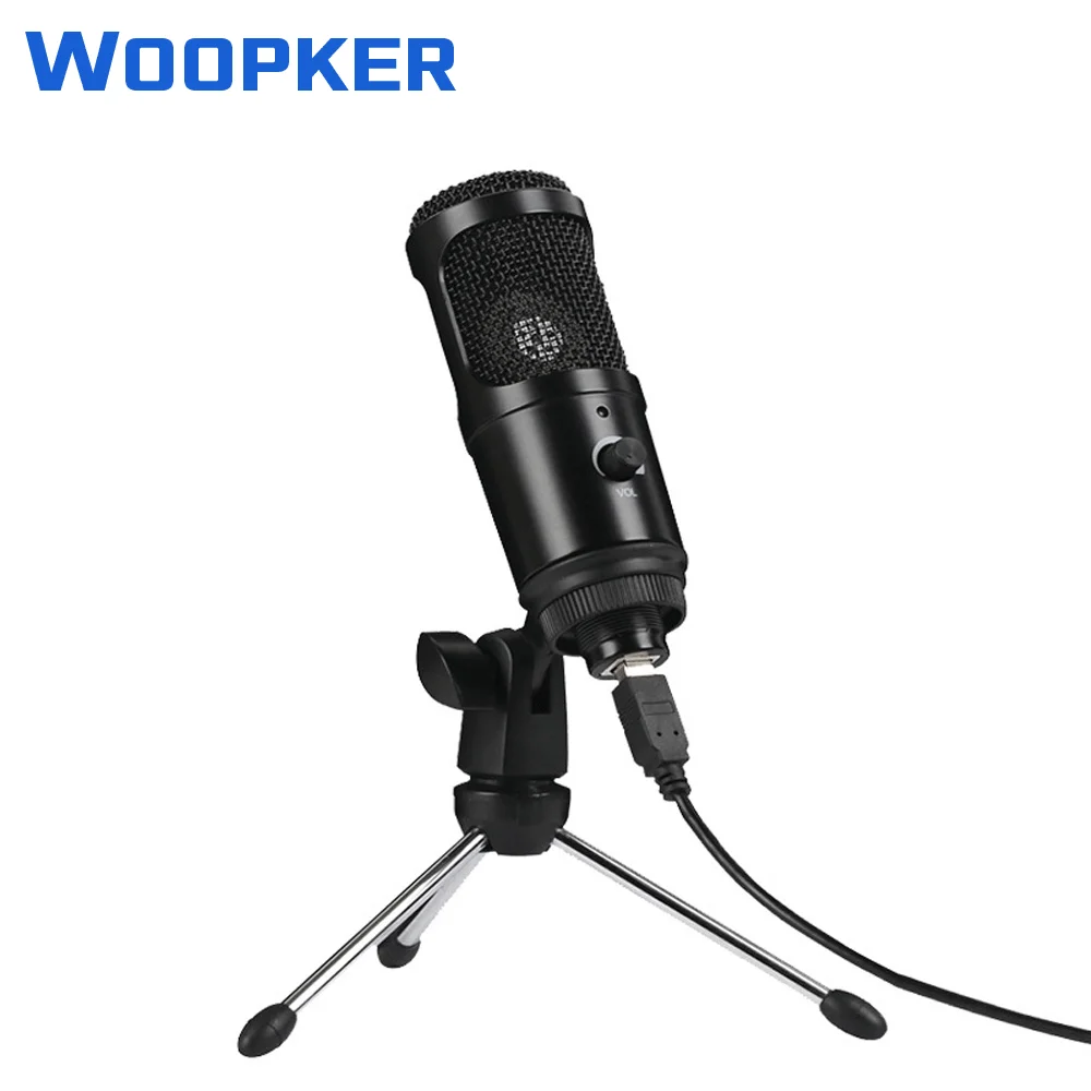 

USB Condenser Microphones For PC Computer Laptop Singing Gaming Streaming Recording Studio YouTube Video Microfon Professional