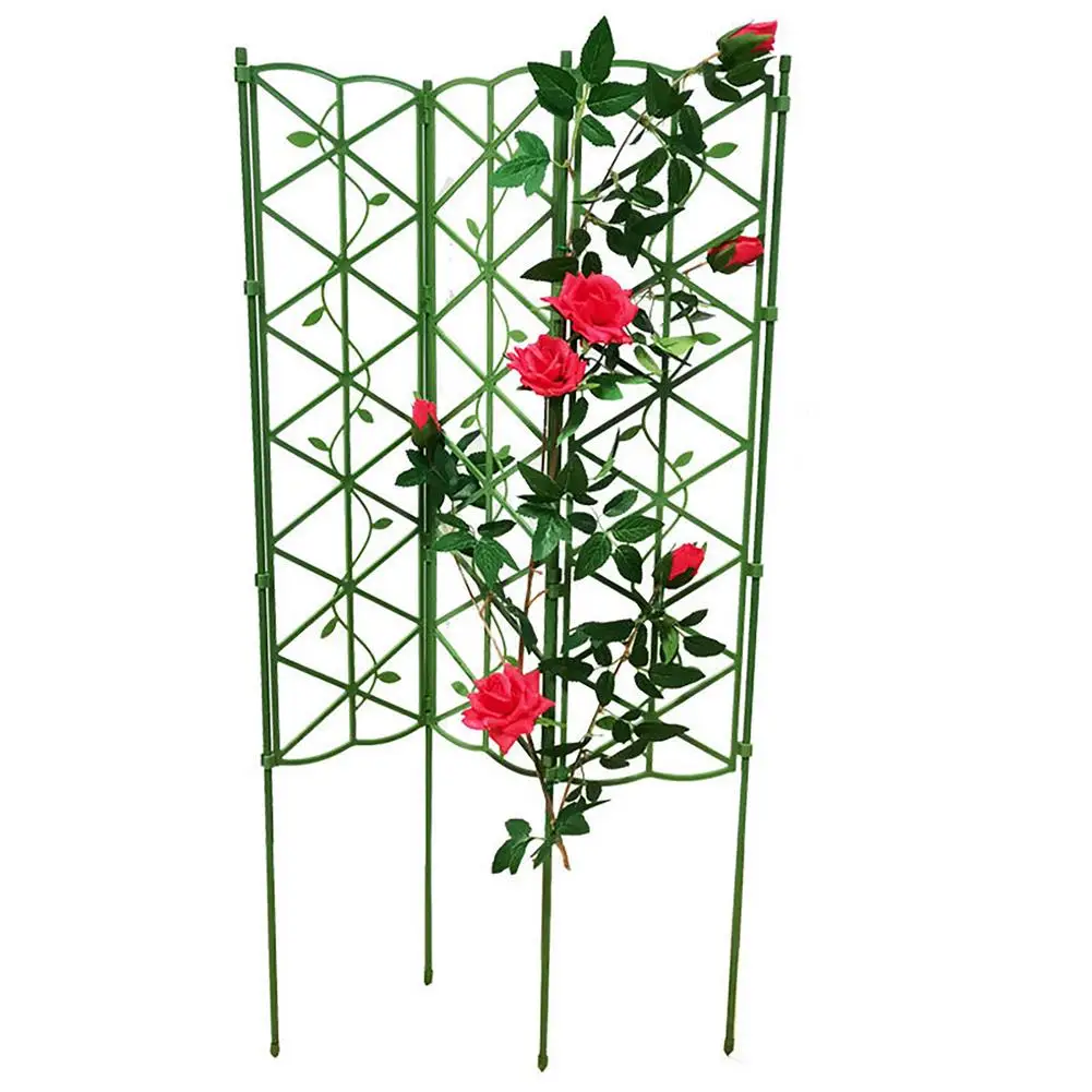 

Connectable Plant Climbing Frame Trellis Foldable Plant Vine Rack Climbing Support Bracket Yard Screen Garden Decoration