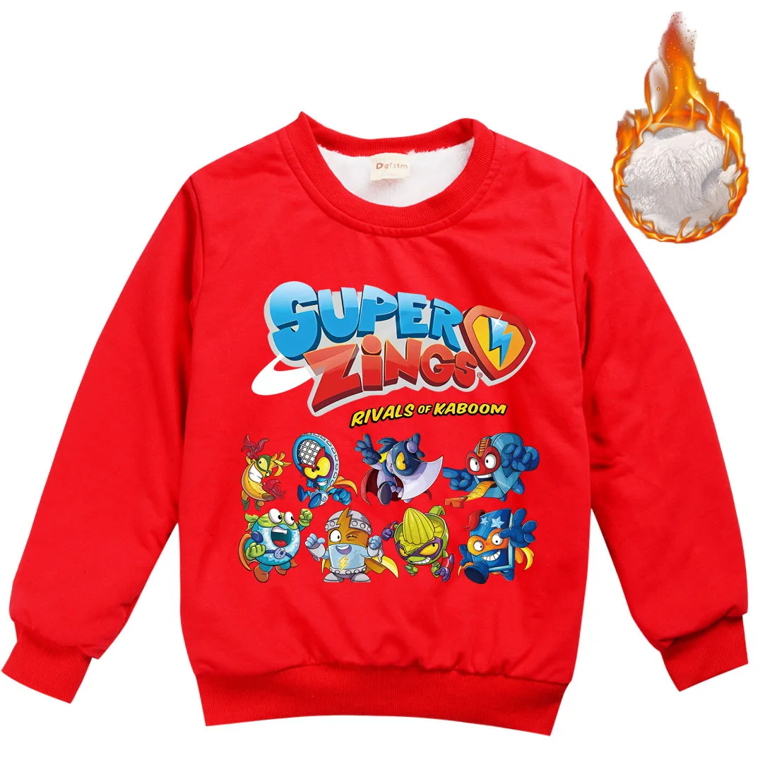 Зимняя одежда для мальчиков и девочек, свитер, верхняя одежда, супер zings superzings для маленьких детей, свитер, детская одежда, одежда для От 1 до 16...