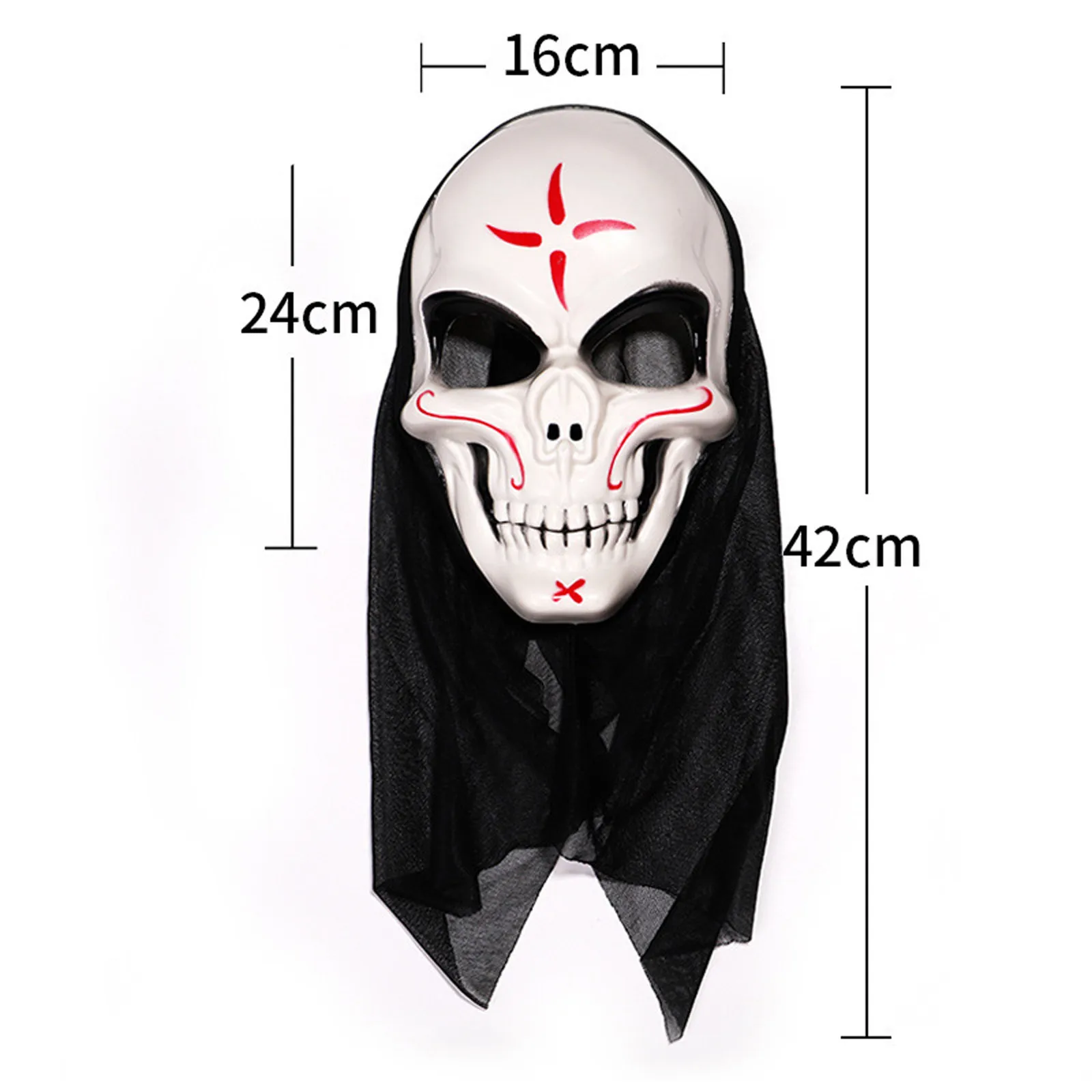 

Skull Mask Halloween Horror Mask Cosplay Bar Performance Night Show Theme Party Cosplay Masquerade Novelty Surprise Prank Joke