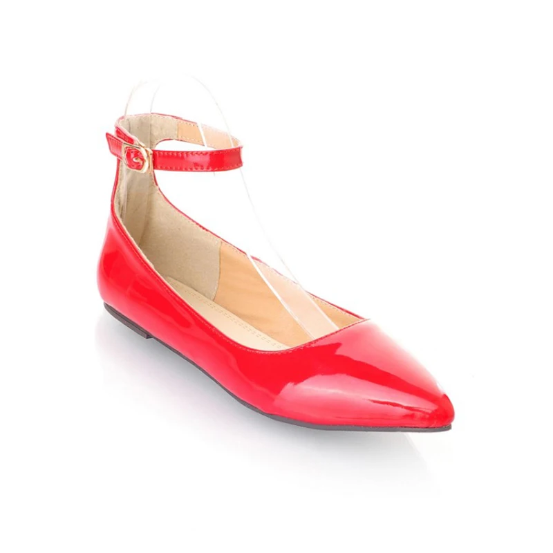 Туфли женские свадебные с острым носком на плоской подошве|Обувь без каблука| |