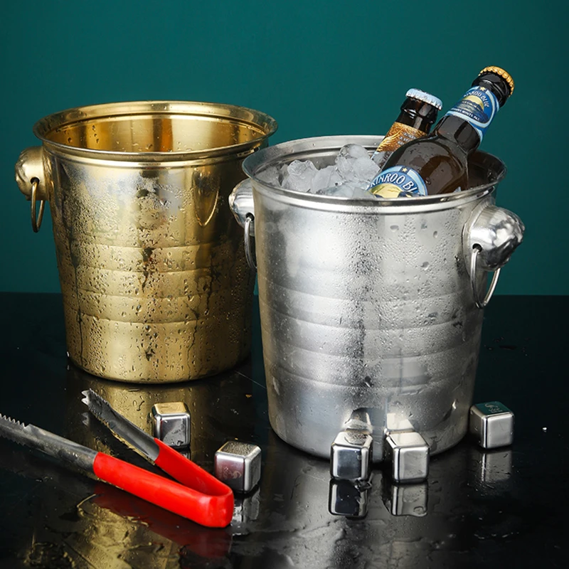 

1pcs Ice Bucket Bar Karaoke Champagne Whiskey Beer Bucket Bars Night Party Wine Chiller Bottle Cooler Beer Chiller