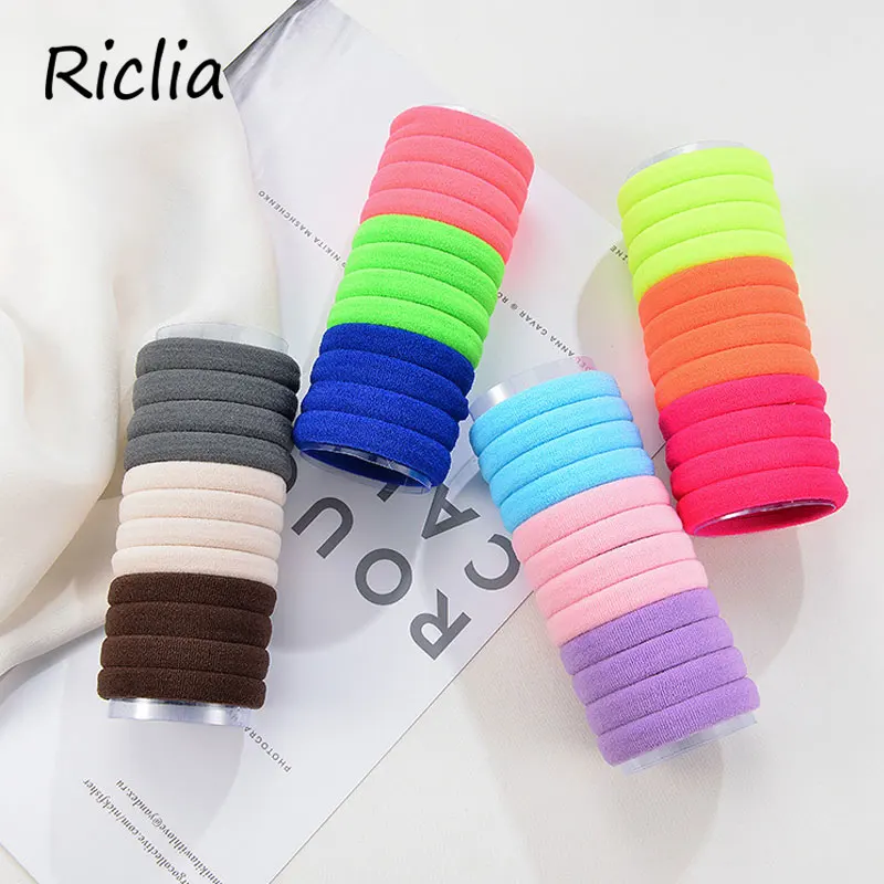 Riclia 24 шт./партия эластичные резинки для волос Детские аксессуары держатель