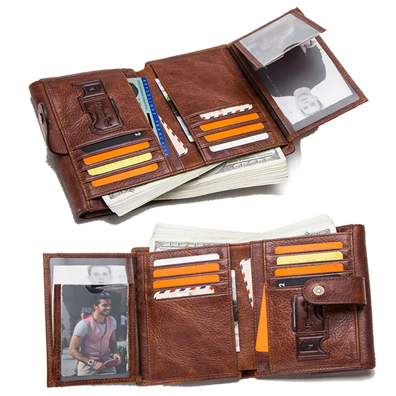 Для мужчин кошелек женский кожаный многофункциональный чехол | Багаж и сумки