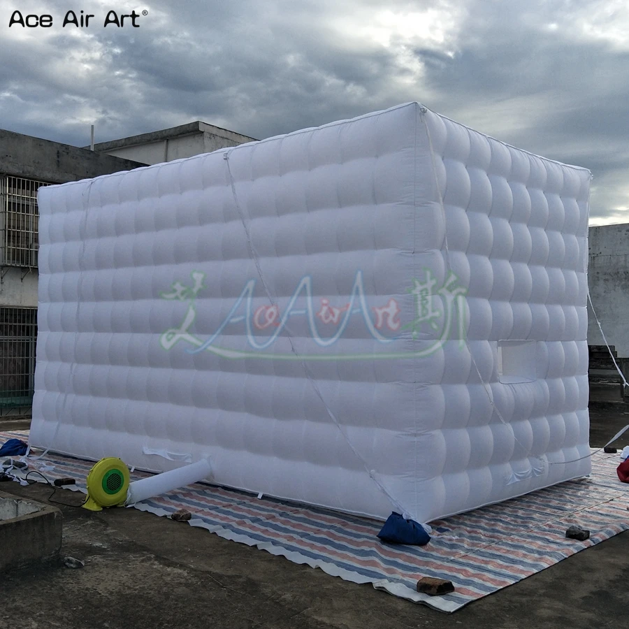 4 8x2 7x2 7 м высокое качество большая надувная квадратная кубическая палатка